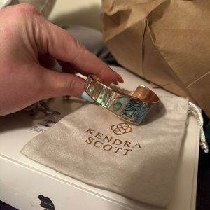 Kendra Scott Serena abalone cuff new w/out tags